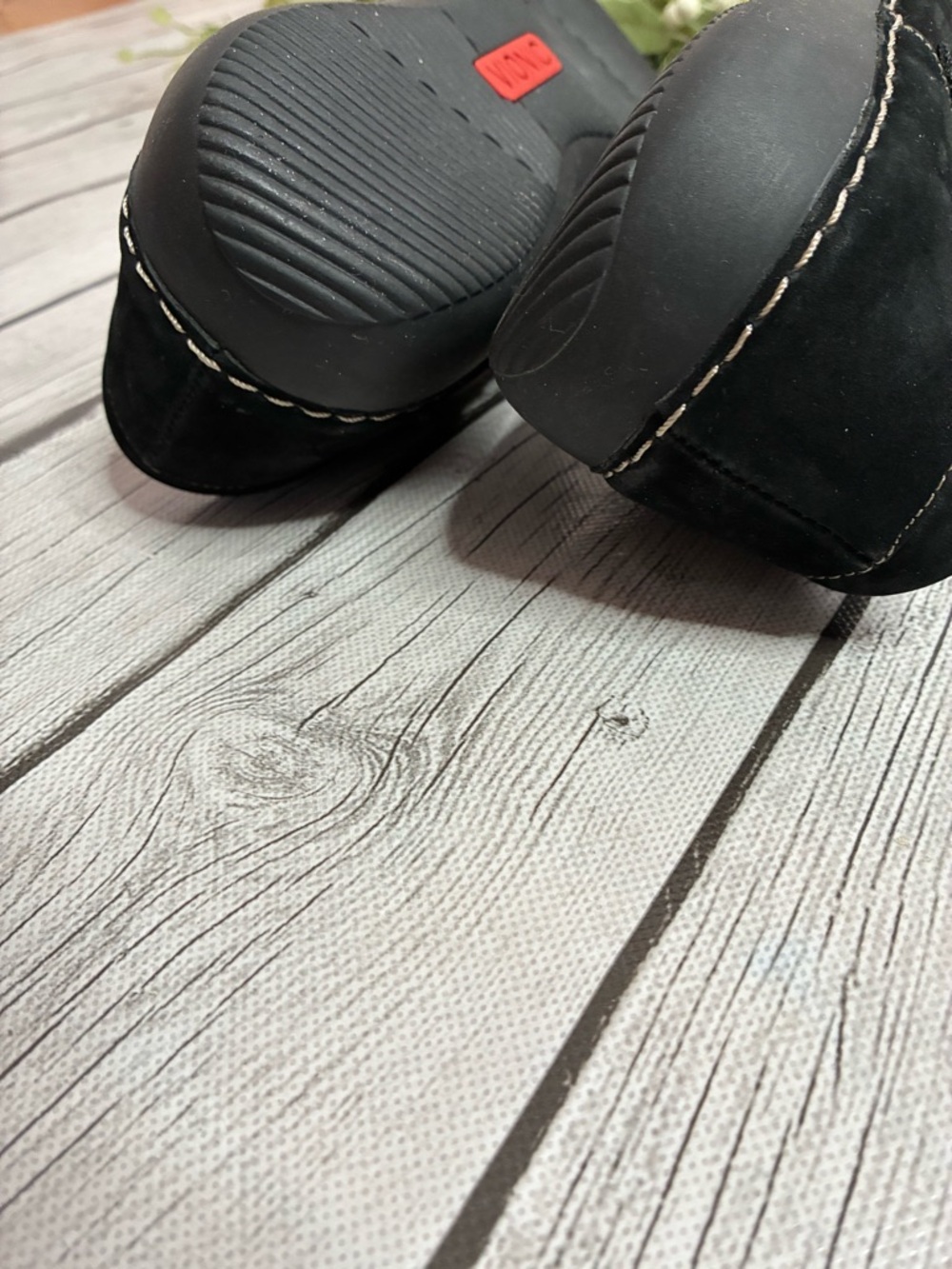 Vionic Judith Mary Janes Black Suede  Flats - Picture 8 of 11